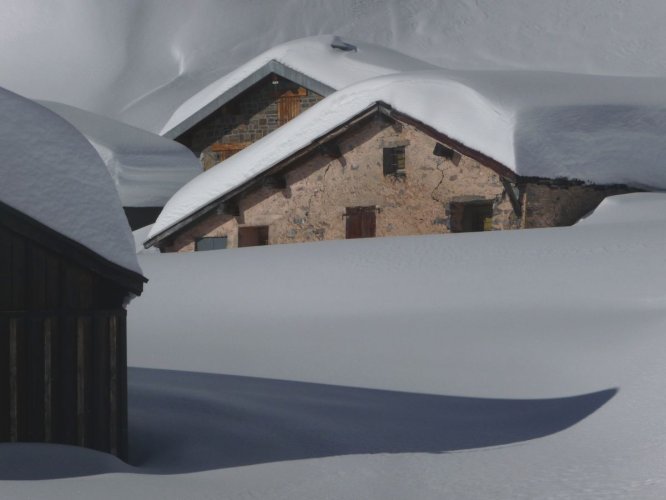 Refuge et hameau de Platé, Flaine