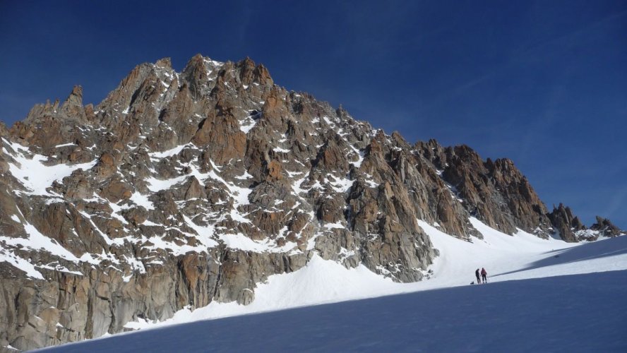 Col du Chardonnet en mars