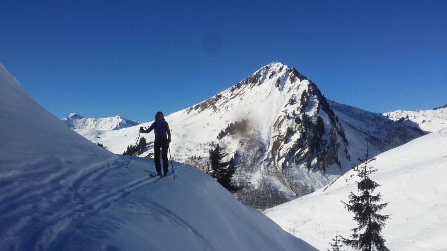 Dans le Chablais en ski de randonnée