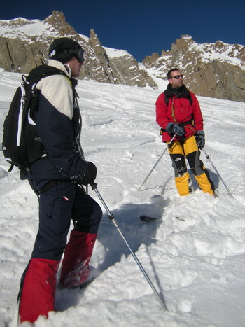 Pentes du Rognon à la Vallée Blanche