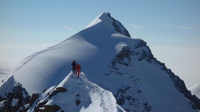 Les arêtes du Lyskamm au Mont-Rose