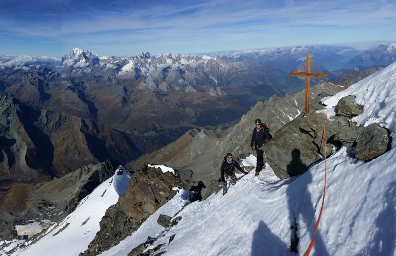 Arrivée au Combin de Valsorey