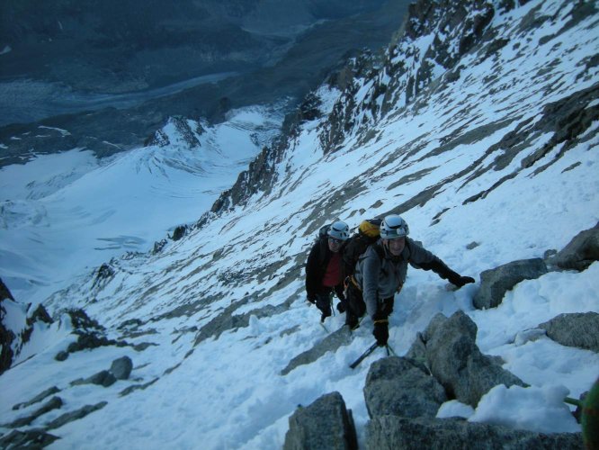 La voie normale de la Dent Blanche