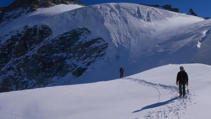 Sur les glaciers du Grand-Paradis