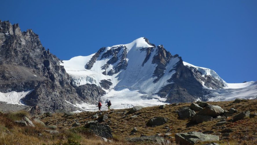 Face Nord du Grand-Paradis en automne