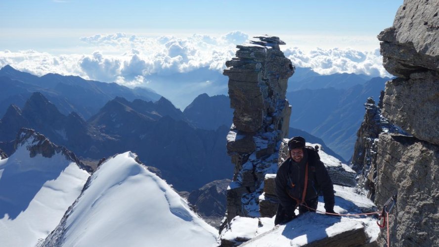 L'arête finale du Grand-Paradis