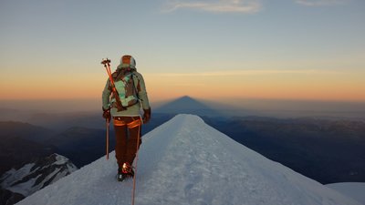 Lever de soleil au Mont-Blanc