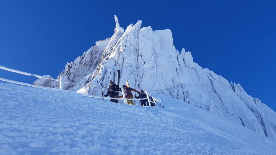 L'Aiguille du Midi après la tempête