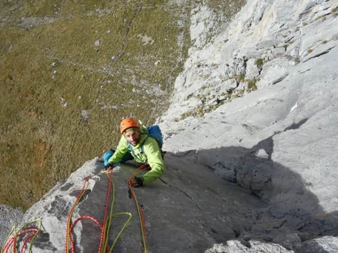 Escalade calcaire exigeante aux Tours d'Areu