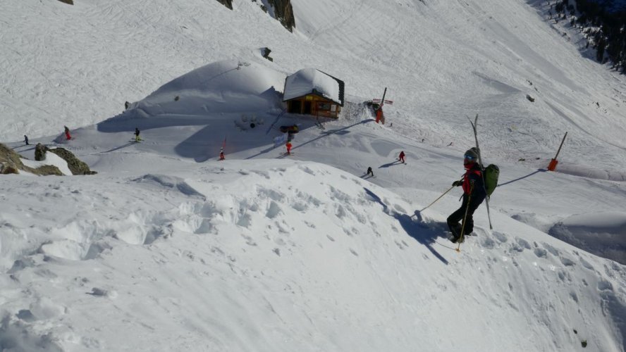 Portage au démarrage du col Cornu