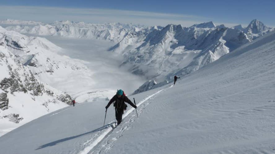 La Serpentine, montée au Pigne d'Arolla