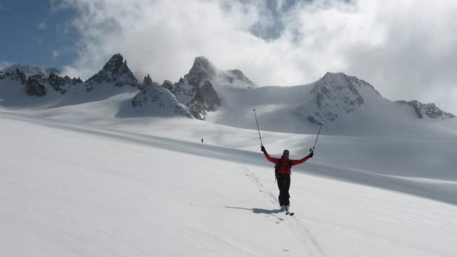 Sur le glacier de Trient