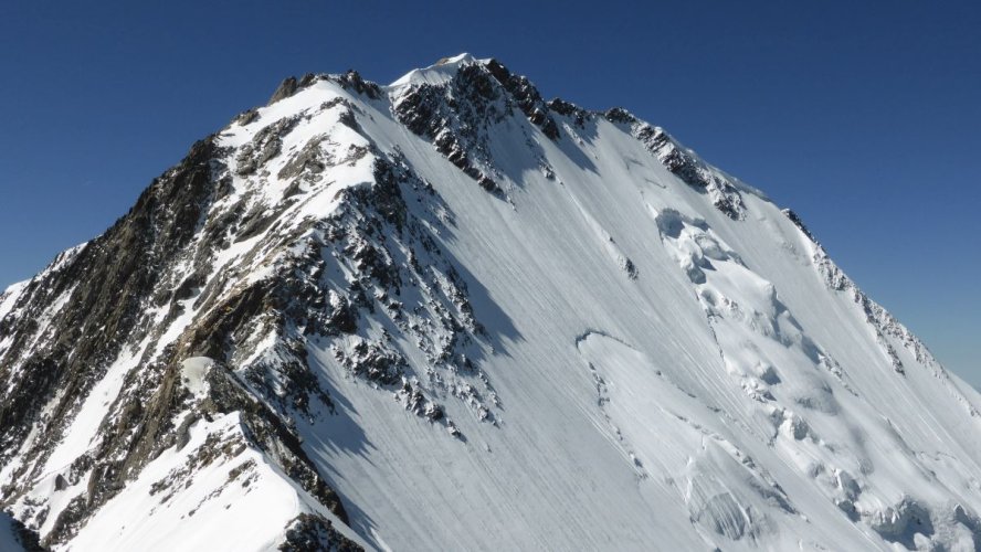 Descente du 5ème Dôme sur le col de Miage