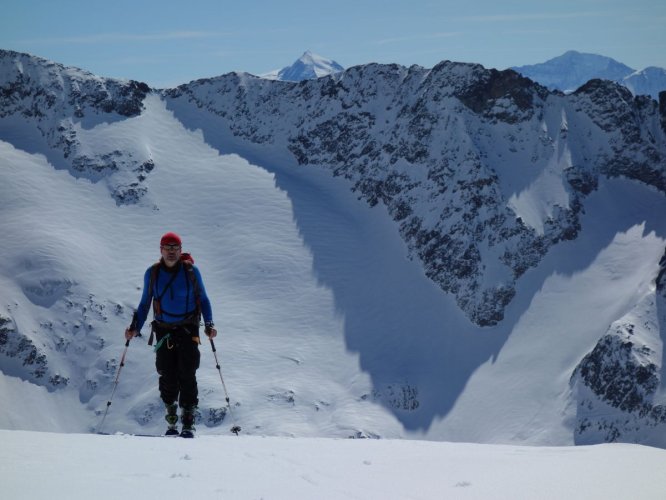 En montant à l'aiguille de la Bérangère