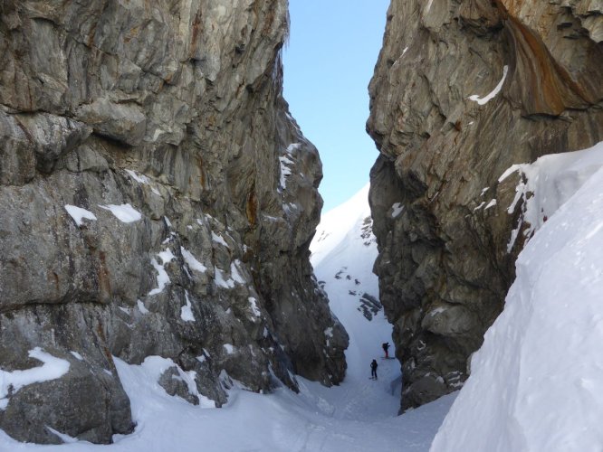 La gorge du torrent de Tré-La-Tête, un passage rare