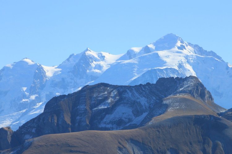 Pointes d'Areu et des Arbennes, et Mont-Blanc