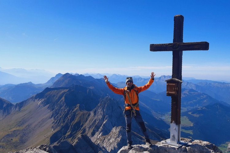 Au sommet de la pointe Percée