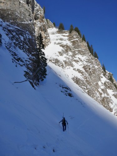 A l'approche du petit couloir Est