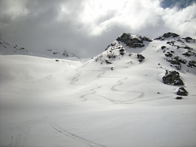 Ski au Mont Taou Blanc, Val Savarenche