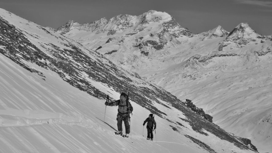 Le beau temps revenu et une magnifique ascension du Gran Vaudala sur fond de Grand-Paradis