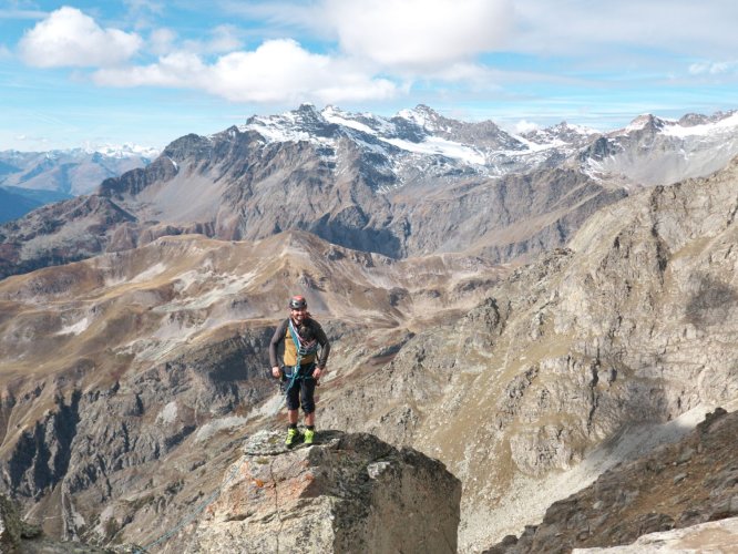 En octobre la jolie arête du Rateau d'Aussois