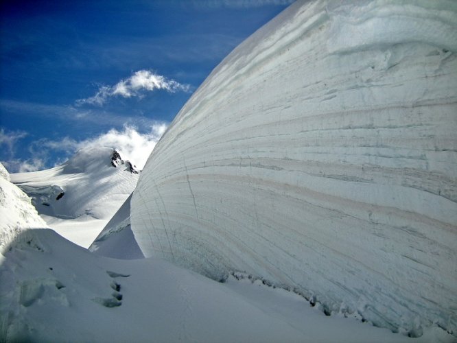 Sérac au col du Lys